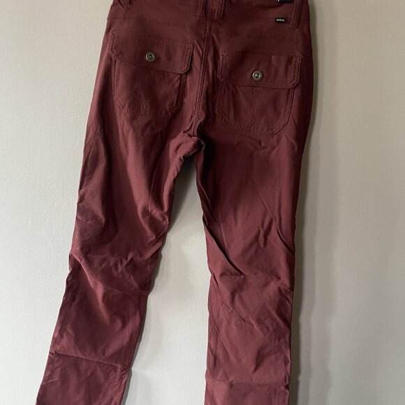 Prana Size 0 Halle Pant II Maroon - Picture 3 of 3